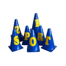 tanga sports® Marking cones with letters, set of 26