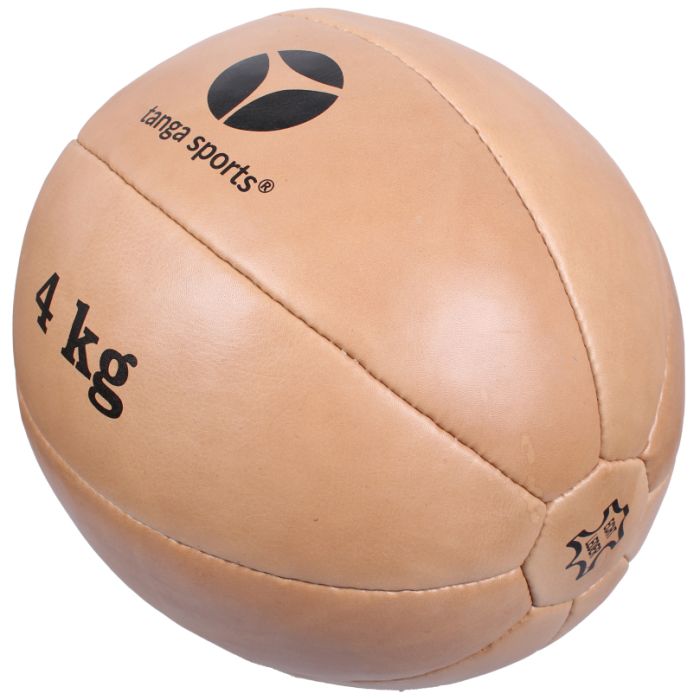 tanga sports® Leather Medicine Ball