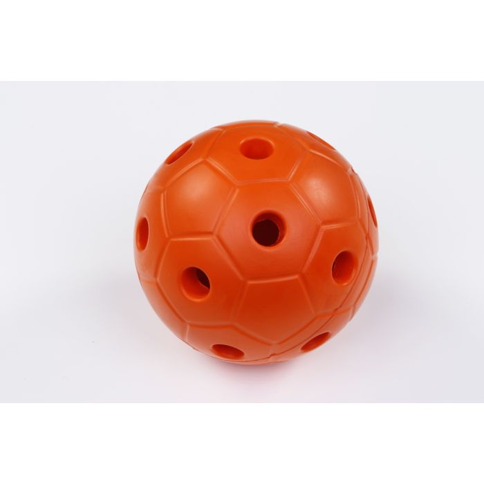 Ball with 7 cm holes, especially for visually impaired and blind do